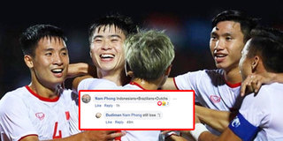 CĐV Indonesia hãnh diện khi đội nhà ghi được bàn vào lưới Văn Lâm