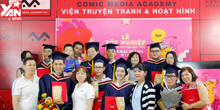 Lễ tốt nghiệp đáng nhớ tại Học viện Truyện tranh và Hoạt hình Việt Nam