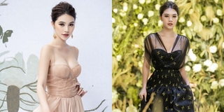 "Hoa hậu con nhà giàu" Jolie Nguyễn lấp ló vòng 1 đi làm vedette