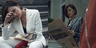 Thùy Anh xuống phố mùa thu với phong cách đậm chất menswear