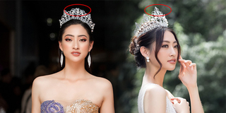 Hoa hậu Lương Thùy Linh bị gãy vương miện trị giá 3 tỷ đồng