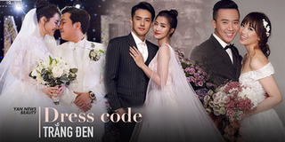 Những sao Việt yêu cầu khách mời mặc trang phục trắng đen dự đám cưới