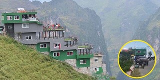 Công trình trên đèo Mà Pì Lèng được sơn xanh thay vì tháo dỡ