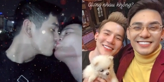 Sơn Ngọc Minh khoe khoảnh khắc hôn người yêu đồng giới ngọt ngào