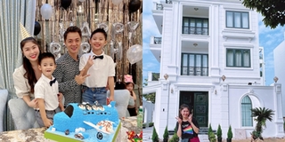 Vợ chồng Đăng Khôi tổ chức sinh nhật cho con trai tại căn biệt thự mới