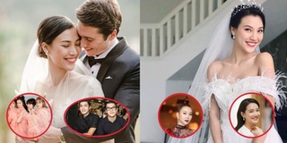 Dàn sao Việt góp mặt trong đám cưới của Hoàng Oanh và chồng Tây