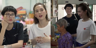Ngọc Trinh ủng hộ tiền xây nhà ăn cho các cụ già neo đơn