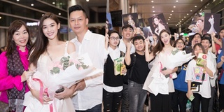 Á hậu Tường San rạng rỡ về nước sau khi lọt top 8 Miss International
