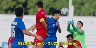 U22 Thái Lan để thua 2-0 trước U22 Indonesia