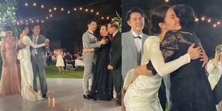 Clip: Đông Nhi - Ông Cao Thắng ôm bố mẹ hai bên khiêu vũ tại đám cưới