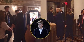 Con trai út của Donald Trump ngày càng ra dáng "Bạch mã Hoàng tử"