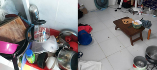 Nỗi khổ của người ở trọ chung: Nhà cửa không quét, bát đĩa bốc mùi