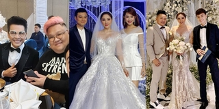 5 sao Việt lên đồ lộng lẫy dự đám cưới Bảo Thy và chồng đại gia