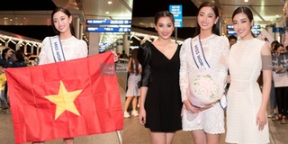 Lương Thùy Linh chính thức lên đường sang Anh tham dự Miss World