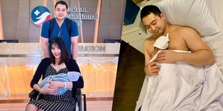 Lan Khuê lộ diện rạng ngời sau 3 ngày sinh con cho chồng đại gia