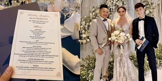 Thực đơn tiệc cưới toàn "sơn hào hải vị" của Bảo Thy và chồng đại gia