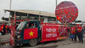 Việt Nam - UAE: Rực đỏ SVĐ Mỹ Đình trước giờ đại chiến