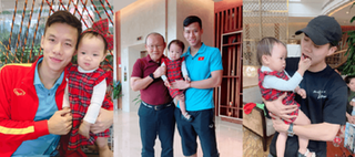 Con gái Quế Ngọc Hải ra Hà Nội tiếp lửa cho ba trước trận đấu Thái Lan