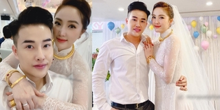 Bảo Thy đeo đầy trang sức trong lễ rước dâu: từ vàng đến kim cương