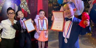 Con trai Khánh Thi đoạt ngay 2 huy chương trong lần đầu thi dancesport
