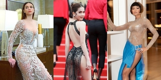Những bộ cánh thảm đỏ "hở bạo" nhất Vbiz 2019, Ngọc Trinh dẫn đầu