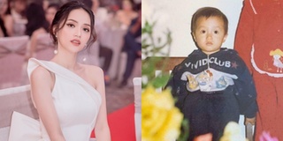 Hoa hậu Hương Giang khoe ảnh thời con nít bụ bẫm nhân dịp sinh nhật