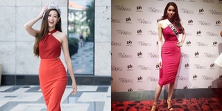 Vừa đăng quang, Hoa hậu Khánh Vân đã "đụng độ" váy áo với Phạm Hương