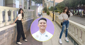 Bạn gái tin đồn của Quang Hải là hot girl 1m52 nổi tiếng mạng xã hội