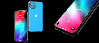 iPhone 12 trông ra sao với Face ID đục lỗ và vân tay dưới màn hình