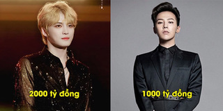 Top idol giàu nhất Kpop: Hạng 1 không phải G-Dragon