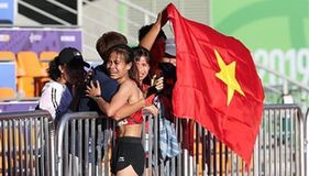 Nữ VĐV chạy xe ôm mưu sinh bất ngờ giành huy chương vàng SEA Games 30