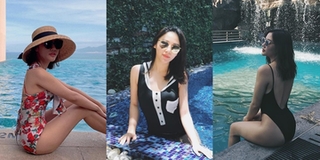 Những lần diện bikini "bỏng mắt" của Văn Mai Hương