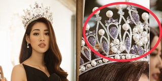Vương miện của Hoa hậu Khánh Vân bị gãy sau 5 ngày đăng quang