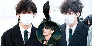 Đẳng cấp trai đẹp: V (BTS) đeo khẩu trang cũng khiến fan “lụy tim”
