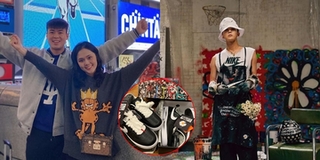 Hết túi trăm triệu, Duy Mạnh lại tặng bạn gái giày của G-Dragon