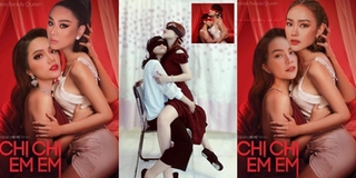 Hàng loạt ảnh chế poster "Chị Chị Em Em" ra đời từ drama nghệ sĩ Việt