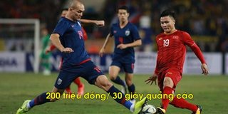 30 giây quảng cáo cho trận có mặt U22 Việt Nam giá 200 triệu đồng