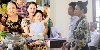 Nhật Kim Anh vui mừng đưa nhóc tì đón Tết sau khi giành quyền nuôi con