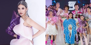 Lan Khuê tái xuất sàn catwalk thần thái đỉnh cao sau 1 tháng sinh con
