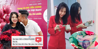 Đầu năm, nhìn lại những lần cầu thủ Việt tặng quà đắt tiền cho WAGs