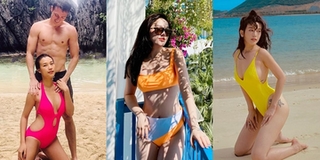 Sao Việt "thi nhau" đăng ảnh diện bikini trước thềm đón Tết