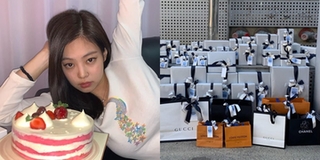 Quà sinh nhật ngập hàng hiệu của Jennie, chỉ fan xứ Trung đã 70 món