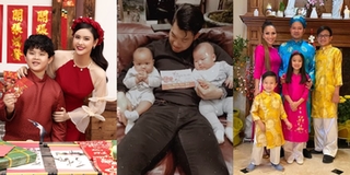 Thời trang đi chúc Tết đầu Xuân cực chất của các nhóc tì Vbiz