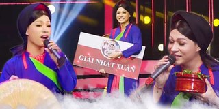 Gương Mặt Thân Quen Tập 10: Tùng Anh thắng nhất tuần khi hát quan họ