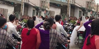 2 cô dâu trao hoa cưới khi vô tình gặp khiến dân mạng tưởng dâu đổi vợ