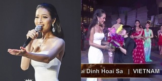 Hoài Sa về nhì trong phần thi Tài năng ở Hoa hậu Chuyển giới Quốc tế