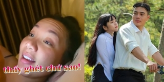 Vợ Lê Dương Bảo Lâm ghen tuông vì xem cảnh quay tình tứ của chồng