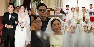 Dàn sao Việt tổ chức lễ cưới nhà thờ: Tóc Tiên, Bảo Thy giấu kín