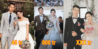 Bóc giá váy cưới của vợ các cầu thủ Việt Nam, không kém gì sao hạng A
