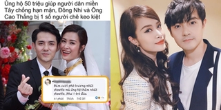 Có lòng ủng hộ miền Tây 50 triệu, vợ chồng Đông Nhi vẫn bị chỉ trích